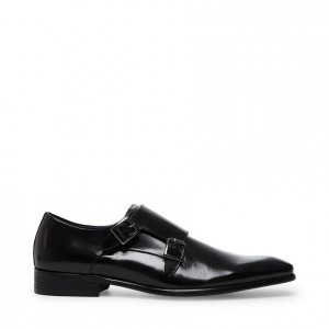 Zapatos de Vestir Steve Madden Beaumont Hombre Negros | 2508479-LK