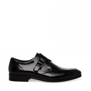 Zapatos de Vestir Steve Madden Tenzy Monk Strap Hombre Negros | 6347918-EP