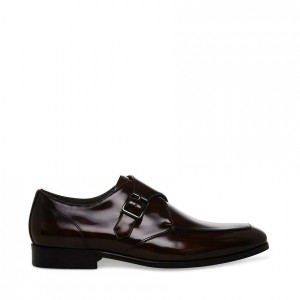 Zapatos de Vestir Steve Madden Tenzy Monk Strap Hombre Marrom | 5413086-NY